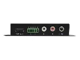 TiGHT AV AU-H101A HDMI audio de-embedder, rear audio and HDMI connections