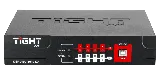 TiGHT AV DSP-AEC-1010-DA audio processor, close-up of the connection panel