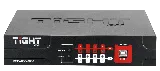 TiGHT AV DSP-AEC-0606 audio processor, close-up of the connection panel