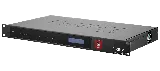 TiGHT AV DSP-AEC-1410 audio processor, close-up of the front display and controls