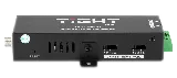 TiGHT AV AU-X2IPRO-DA Dante audio adapter, close-up of enclosure and connectors