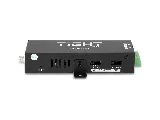 TiGHT AV AU-X2IPRO-DA Dante audio adapter, side view of the connections