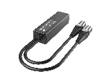 TiGHT AV AU-X2O-DA Dante audio adapter with looped XLR output leads