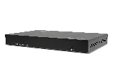 TiGHT AV AU-202-DA Dante audio interface, angled front view