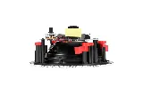 TiGHT AV SPK1-C650T-WH ceiling speaker, side view of mounting clips and rear components