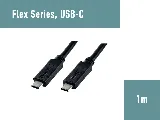TiGHT AV USBC-M/M-FLEX-1 cable, front view