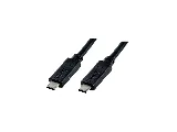 TiGHT AV USBC-M/M-FLEX-1 cable, angled view