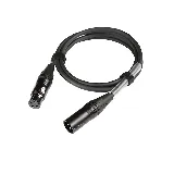 TiGHT AV XLR-M/F-1 cable, angled view