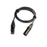 TiGHT AV XLR-M/F-1.5 cable, angled view