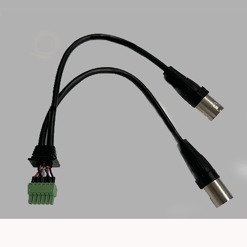 AU-X2OPRO-2XM | 2 XLR male pre-terminated cable for AU-X2OPRO-DA