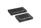 TiGHT AV EXT-C211UETH-HDBT3 HDBaseT3 transmitter and receiver front panels with USB ports, controls and status indicators