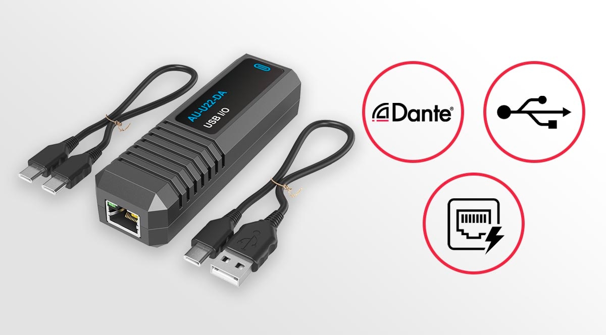 INTRODUCING THE USB DANTE ADAPTER!