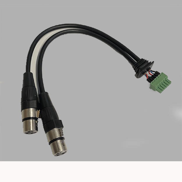 Picture of AU-X2IPRO-2XF | 2 XLR female pre-terminated cable for AU-X2IPRO-DA